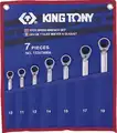 7 részes racsnis csillag-villáskulcs készlet iv. 12207MR - King Tony