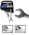 Csillag villáskulcs klt 12 db-os 6-22 mm RATCHET DRIVE
