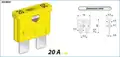 Késes bizt.  20A/Min:100 db - MTA