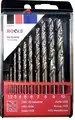 PRO HSS FÉMFÚRÓ FÚRÓK G 900 N/MM2, 10 BEÁLLÍTÁS, DE 1/2/3/4/5/6/7/8/9/10 MM, DIN 338 - ROOKS