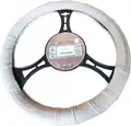 Bor kormányvédo, bézs, 35-37cm - SBAutoparts