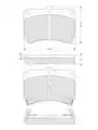 Starline fékbetét MAZDA32319 - Starline