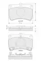 Starline fékbetét MAZDA32319 - Starline