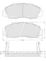 Starline fékbetét ROVER60019 - Starline
