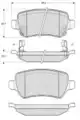Starline fékbetét OPELASTRA G - Starline