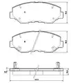 Starline fékbetét HONDAACCORD - Starline