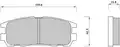 Starline fékbetét OPELFRONTER - Starline