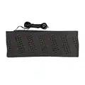 Kormányvédo, fuzos, fekete, perforált, 37-39cm (HD-KV-HB6077K-B, AM-5035) - Sziklai
