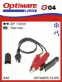 Tecmate vezeték O-04 (SAE-74) Csipeszes csatlakozó - Tecmate