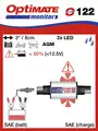 Tecmate Feszültségszint-ellenőrző O-122 SAE-s, AGM/GEL - Tecmate