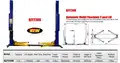 EMELŐ OSZLOPOS HIDRAULIKUS 3T 1800MM 2 OSZLOPOS CSÁPOS - Torin