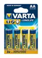 LONGLIFE Ceruza Elem AA 4db - Varta