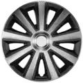 Dísztárcsa 16" Aviator Carbon Silver & Black - Versaco