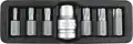 Kulcs klt., 7 db-os TORX SECURITY C.V. T25-T55 (furattal) YATO (R5) - Yato