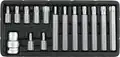Kulcs klt., 15 db-os TORX SECURITY C.V. T25-T55 (furattal) YATO (R2) - Yato