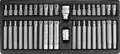 Kulcs klt., 42 db-os RIBE-TORX C.V. M4-M14, T20-T60 YATO (R2) - Yato