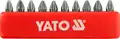 Bitkészlet 10 db-os PH2x25mm 1/4 colos YATO (R15) - Yato