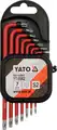 Kulcs klt., 7 db-os TORx T9-T30 YATO (R3) - Yato