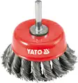 Homlok drótkefe 75 mm, nyéllel YATO - Yato