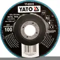Lamellás csiszoló 115 mm P120 INOX - Yato